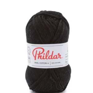 Phildar Phil Coton 4-Noir | Het Wolhuis