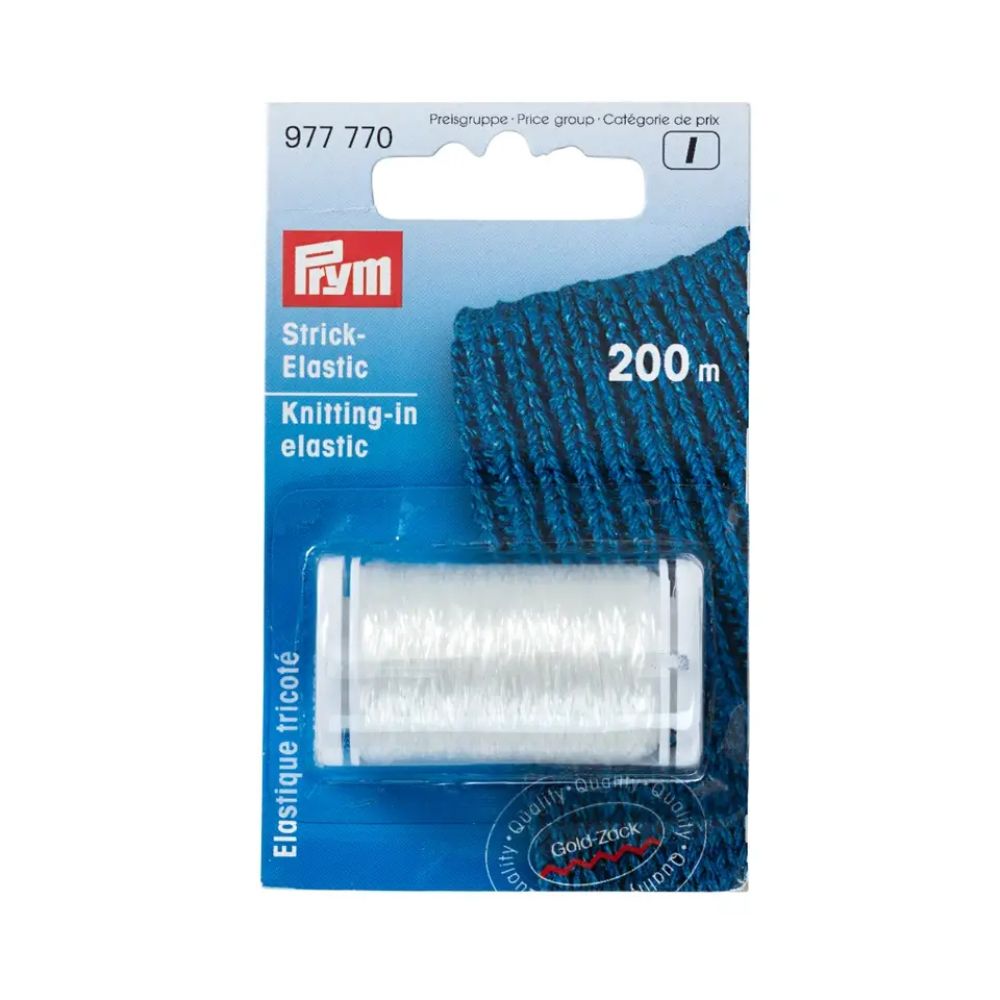 Prym Brei-elastiek transparant - 977770 | Het Wolhuis Prym Brei-elastiek transparant - 977770