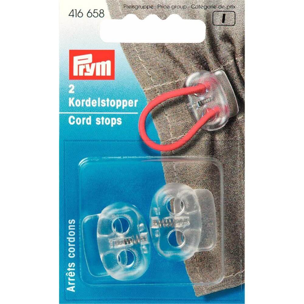 Prym Koordstoppers 2 gaats kunststof | Het Wolhuis Prym Koordstoppers 2 gaats kunststof