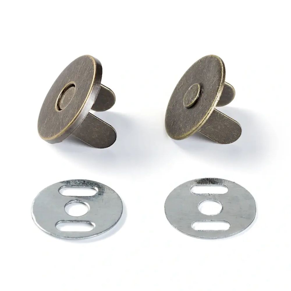 Prym Magneetsluiting 19mm - Zilver - 416480 | Het Wolhuis Prym Magneetsluiting 19mm - Zilver - 416480