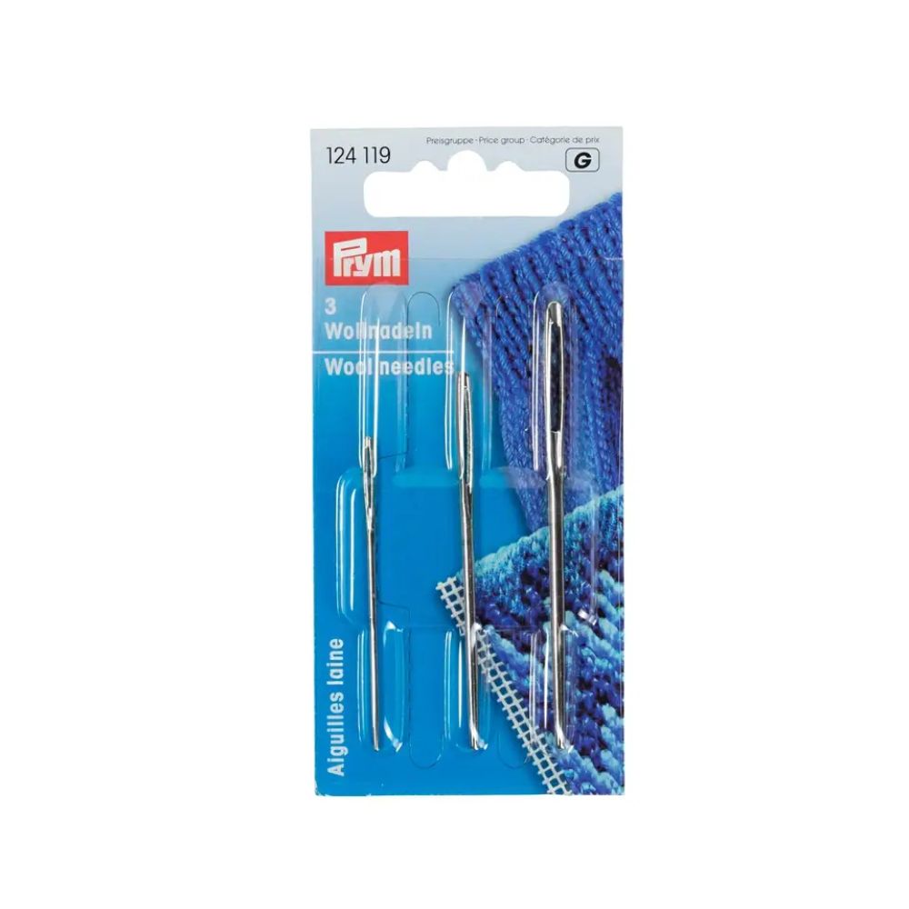 Prym Wol- en smyrnanaald staal nr.1-3-5-124119 | Het Wolhuis Prym Wol- en smyrnanaald staal nr.1-3-5-124119