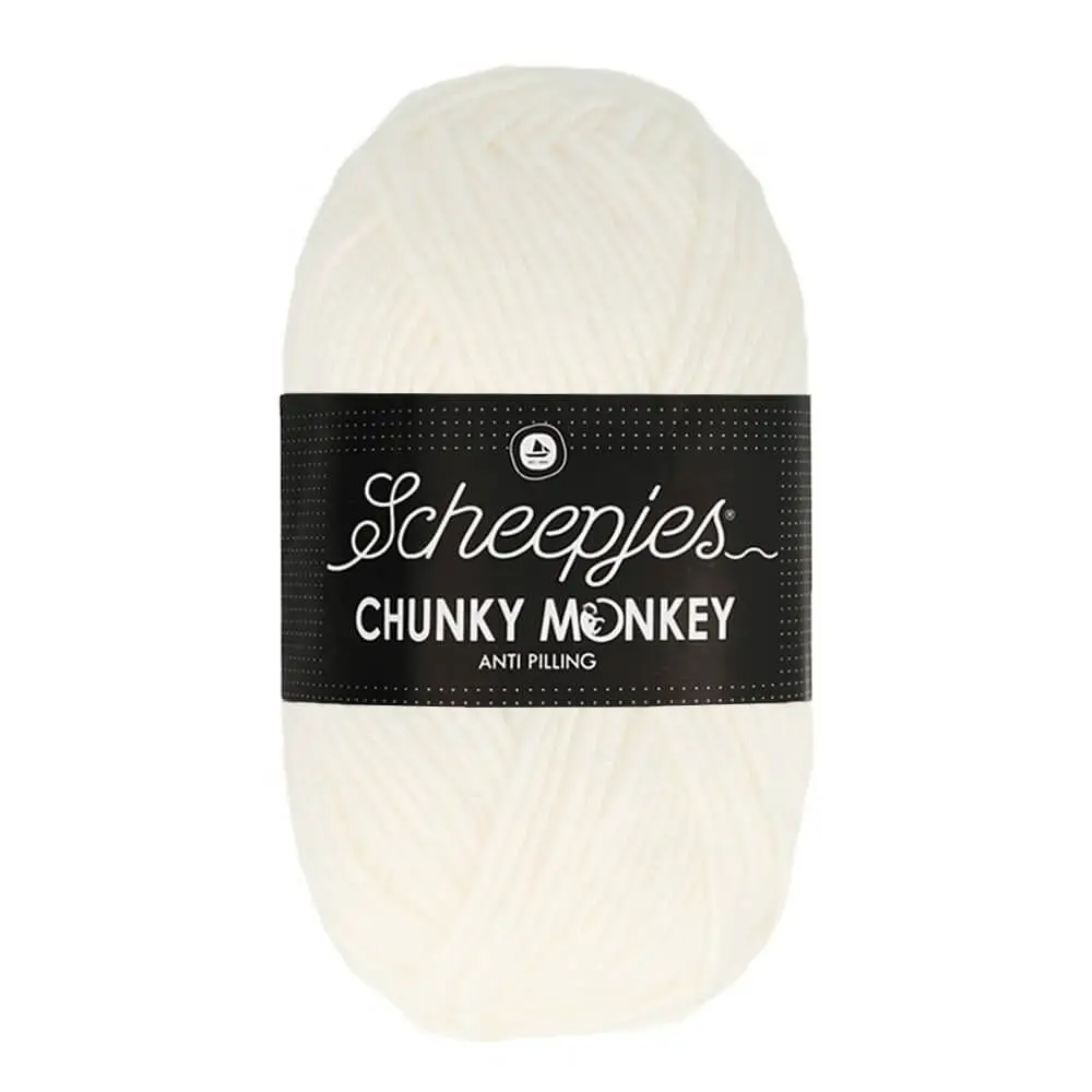 Scheepjes Chunky Monkey | Het Wolhuis Scheepjes Chunky Monkey - 1001 White | Het Wolhuis