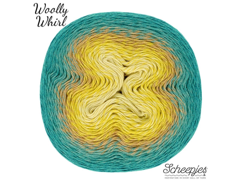 Scheepjes Woolly Whirl-476 Custard Cream Centre