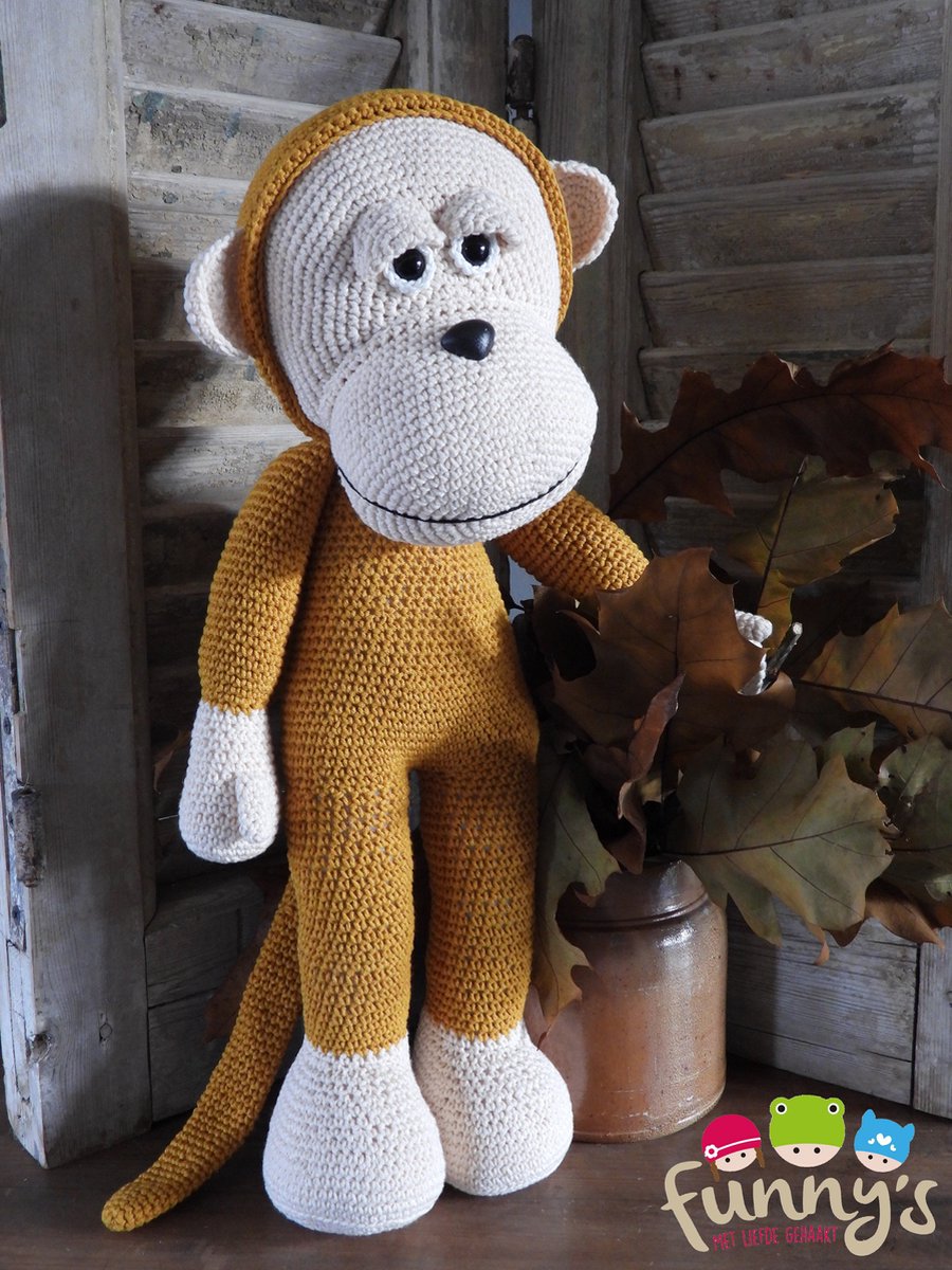 Funny XXL Funny Monkey basic Curry | Het Wolhuis Funny XXL Funny Monkey basic Curry | Het Wolhuis