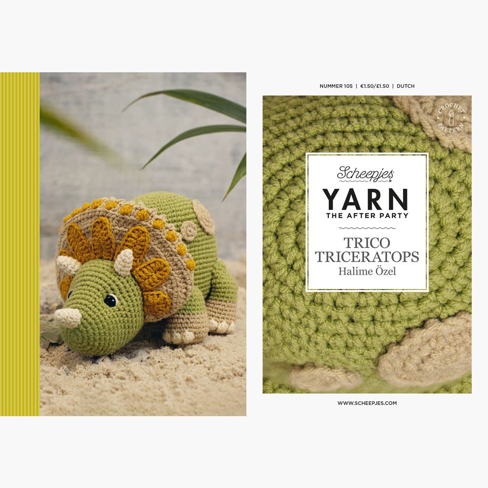 Scheepjes YARN The After Party no.105 Trico Triceratops