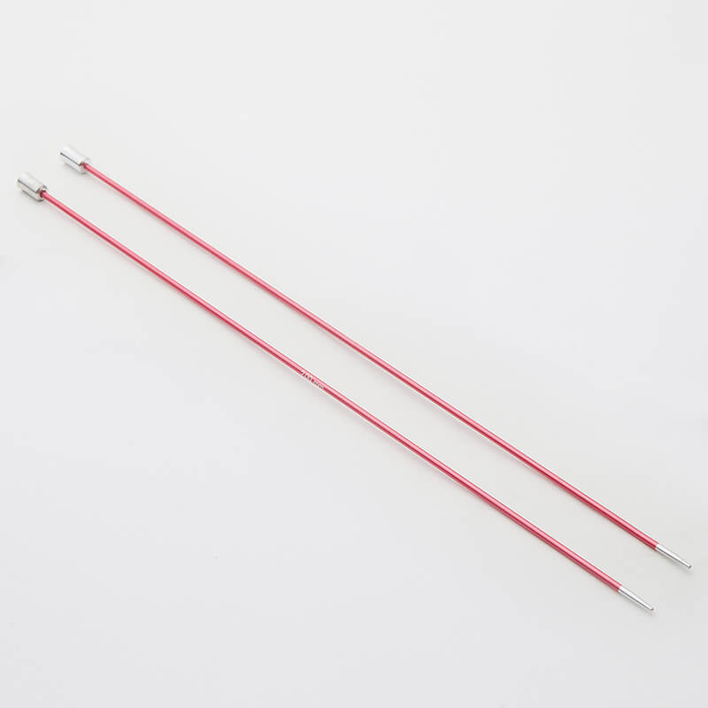 KnitPro Zing Breinaalden met knop 40cm | Het Wolhuis KnitPro Zing Breinaald 40cm - 2mm | Het Wolhuis