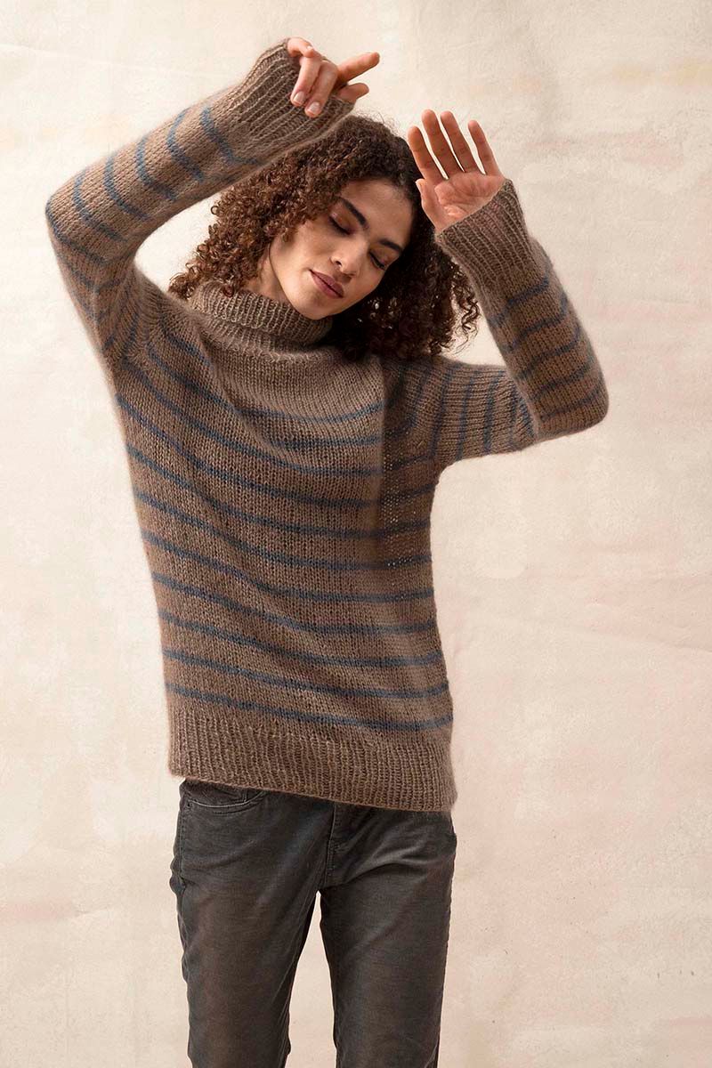 Lang Yarns - Trui met strepen - Punto 48-07 | Het Wolhuis Lang Yarns - Trui met strepen - Punto 48-07