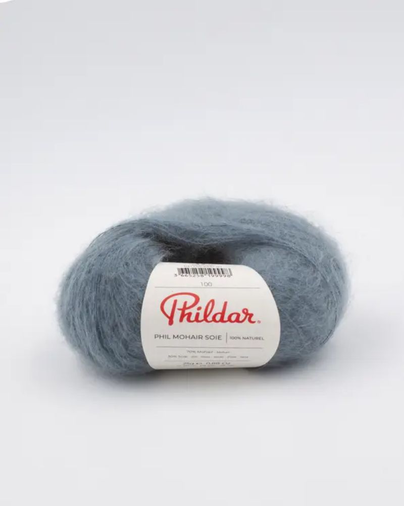 Phildar Phil Mohair Soie | Het Wolhuis Phildar Phil Mohair Soie-Ardoise | Het Wolhuis
