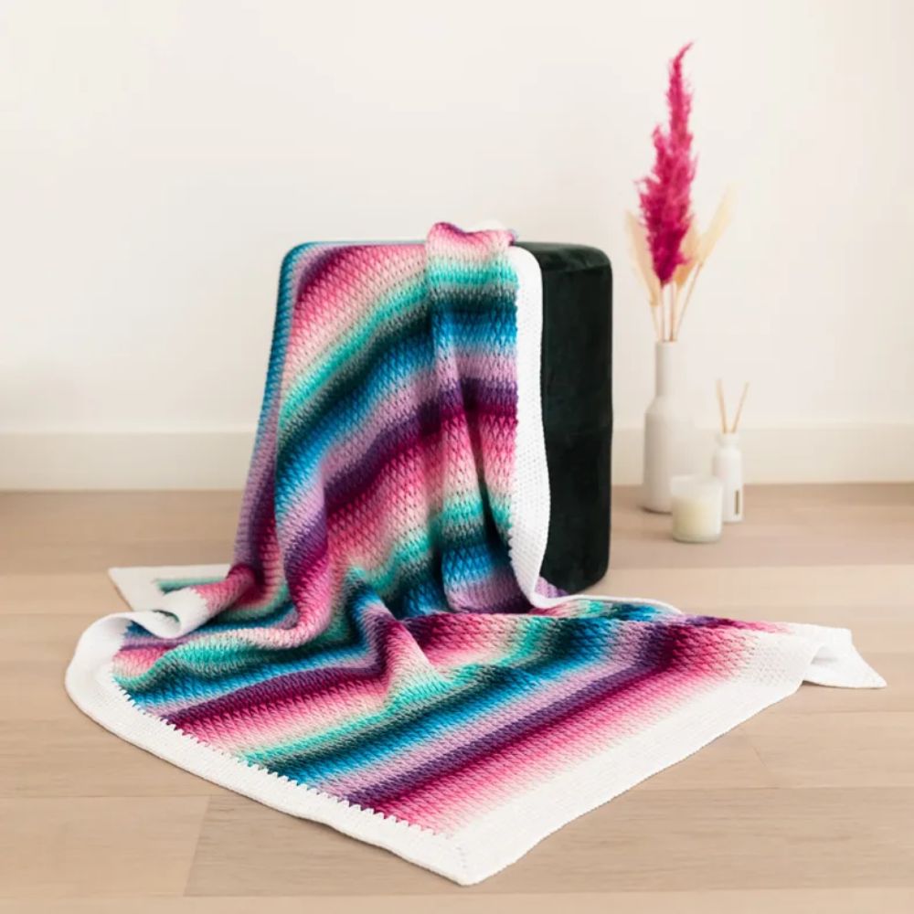 Alpine Stitch babydeken by Haak maar raak | Het Wolhuis Alpine Stitch babydeken by Haak maar raak | Het Wolhuis