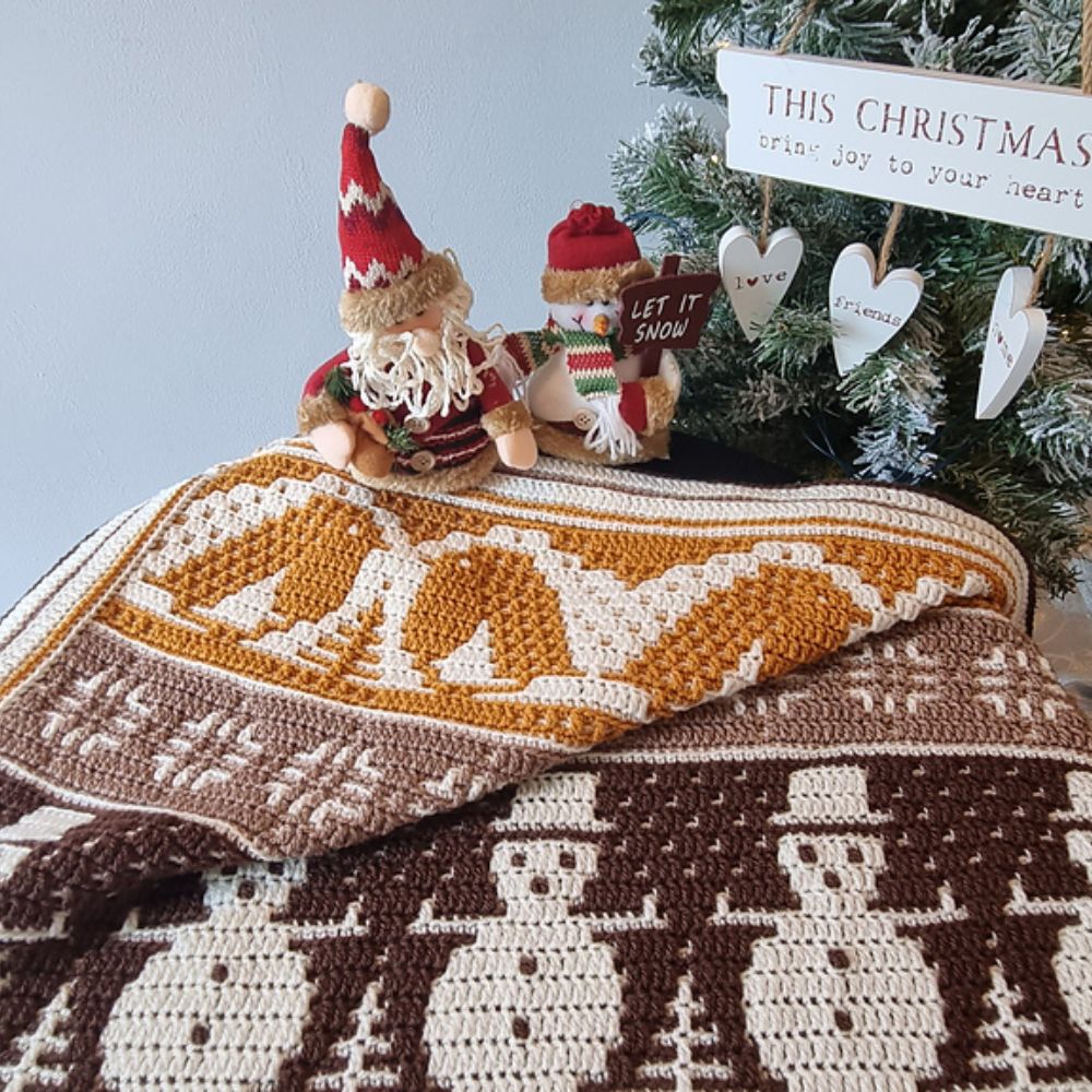 Ho Ho Ho CAL Blanket by Rosina Plane - Modern | Het Wolhuis Ho Ho Ho CAL Blanket by Rosina Plane