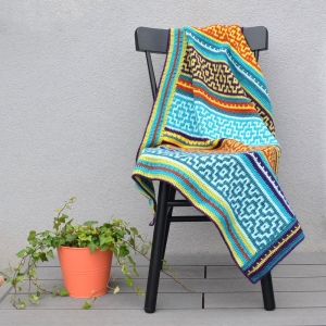 Nya Mozaïek blanket by Lilla Bjorn