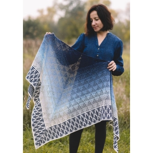 Everblue Shawl by Lilla Bjorn