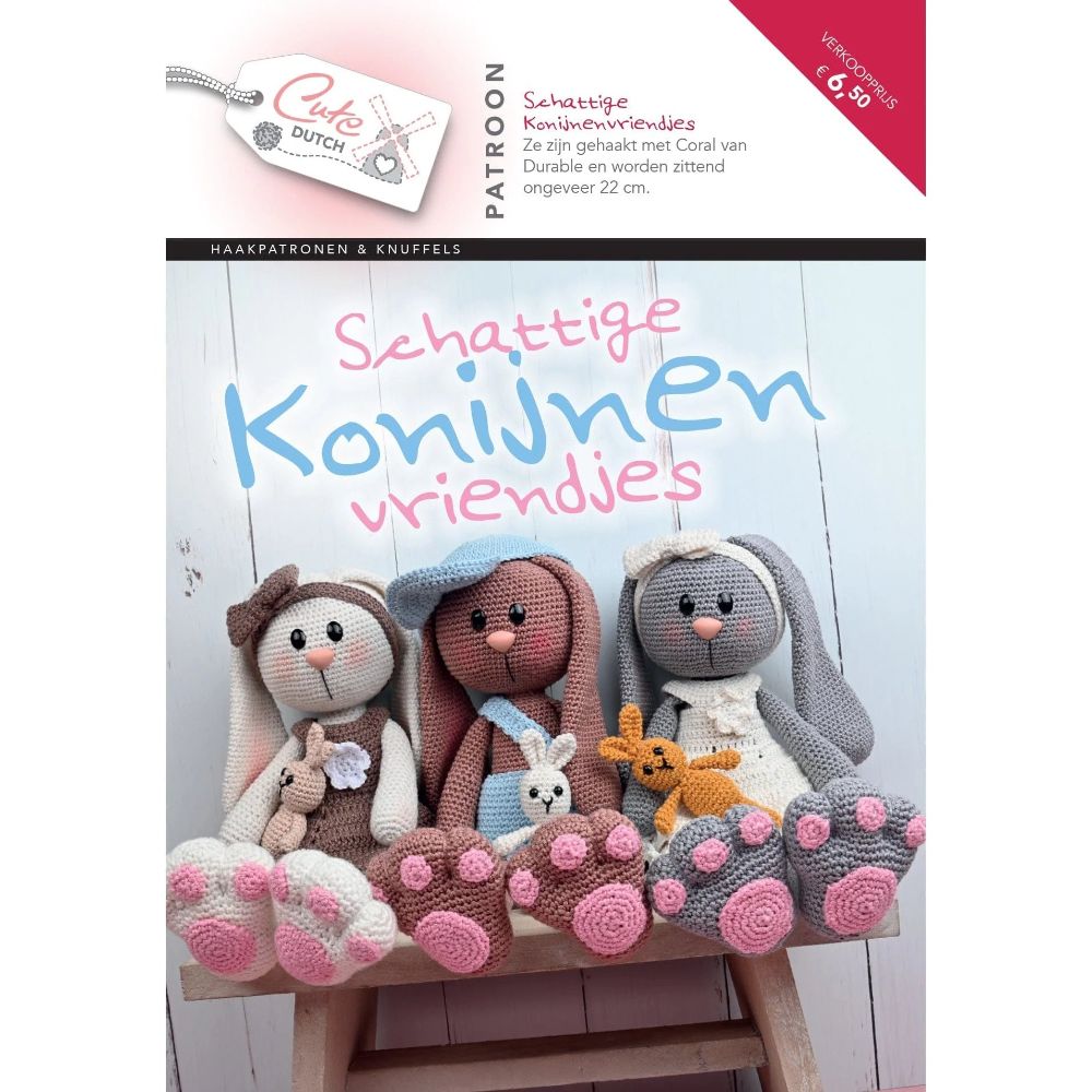 Patroonboekje Schattige Konijnenvriendjes | Het Wolhuis Patroonboekje Schattige Konijnenvriendjes | Het Wolhuis