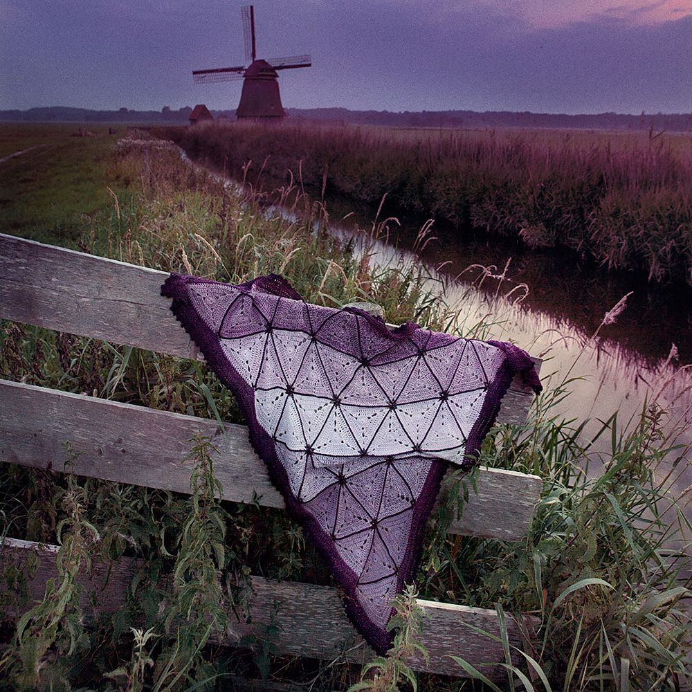 Windmill Shawl by Esme Crick