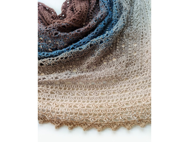 Mid Morning Shawl by Created by Carolien
