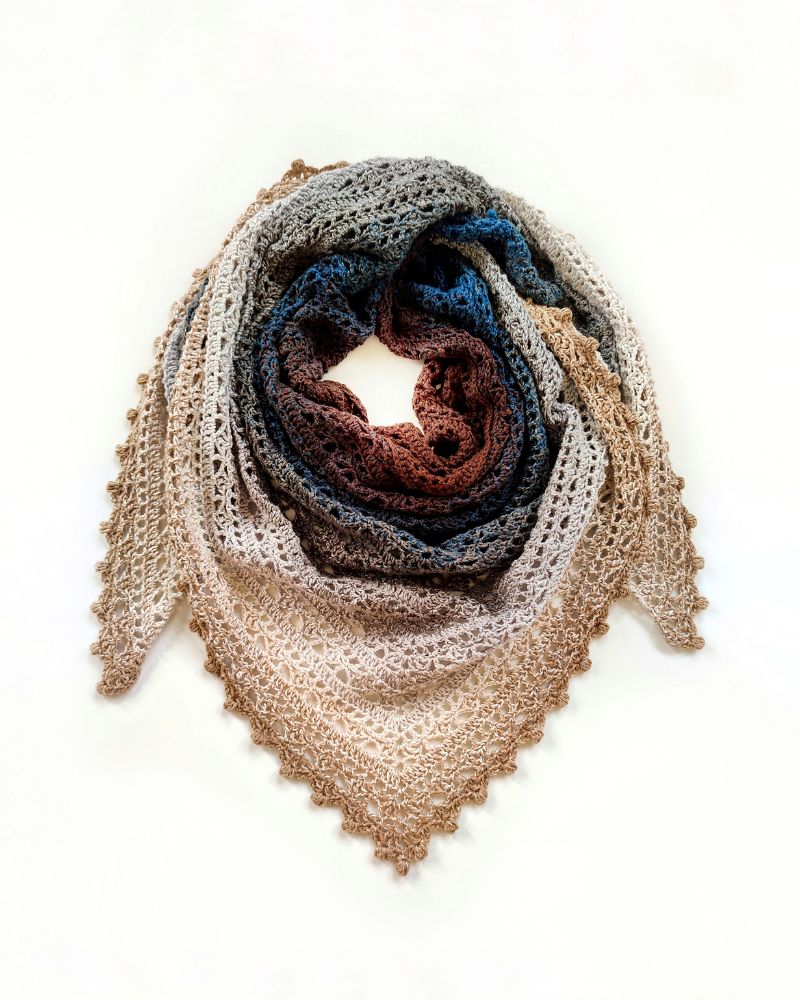 Mid Morning Shawl by Created by Carolien