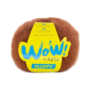 Katia Wow - Fluffy - 93 Roest Bruin | Het Wolhuis