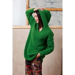 Lang Yarns - Trui met kap Laura - 65-01 | Het Wolhuis
