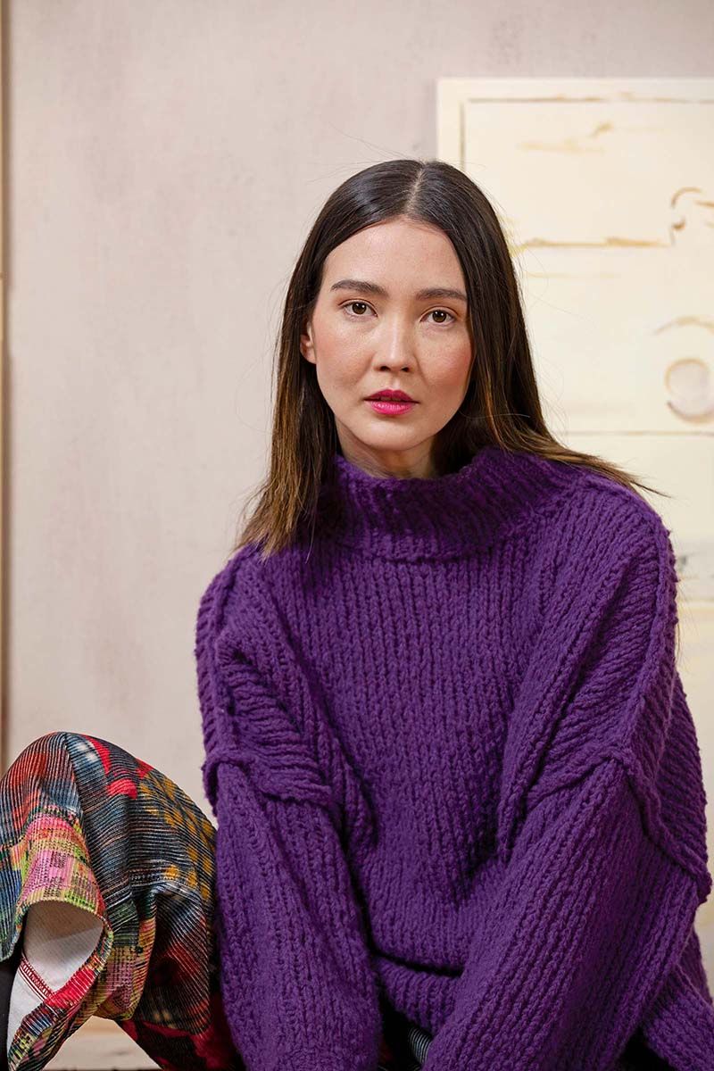 Lang Yarns - Trui Lisette - 65-02 | Het Wolhuis Lang Yarns - Trui Lisette - 65-02