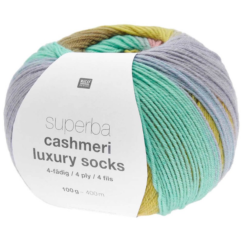 Rico Superba Cashmeri Luxury Socks 4 Ply | Het Wolhuis Rico Superba Cashmeri Luxury Socks 4 Ply - 020 | Het Wolhuis