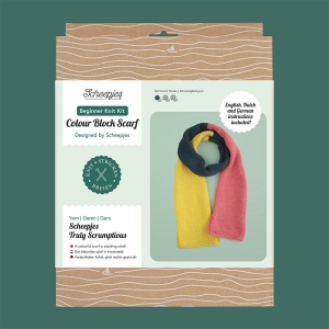 Scheepjes Beginner breikit Colour block sjaal | Het Wolhuis