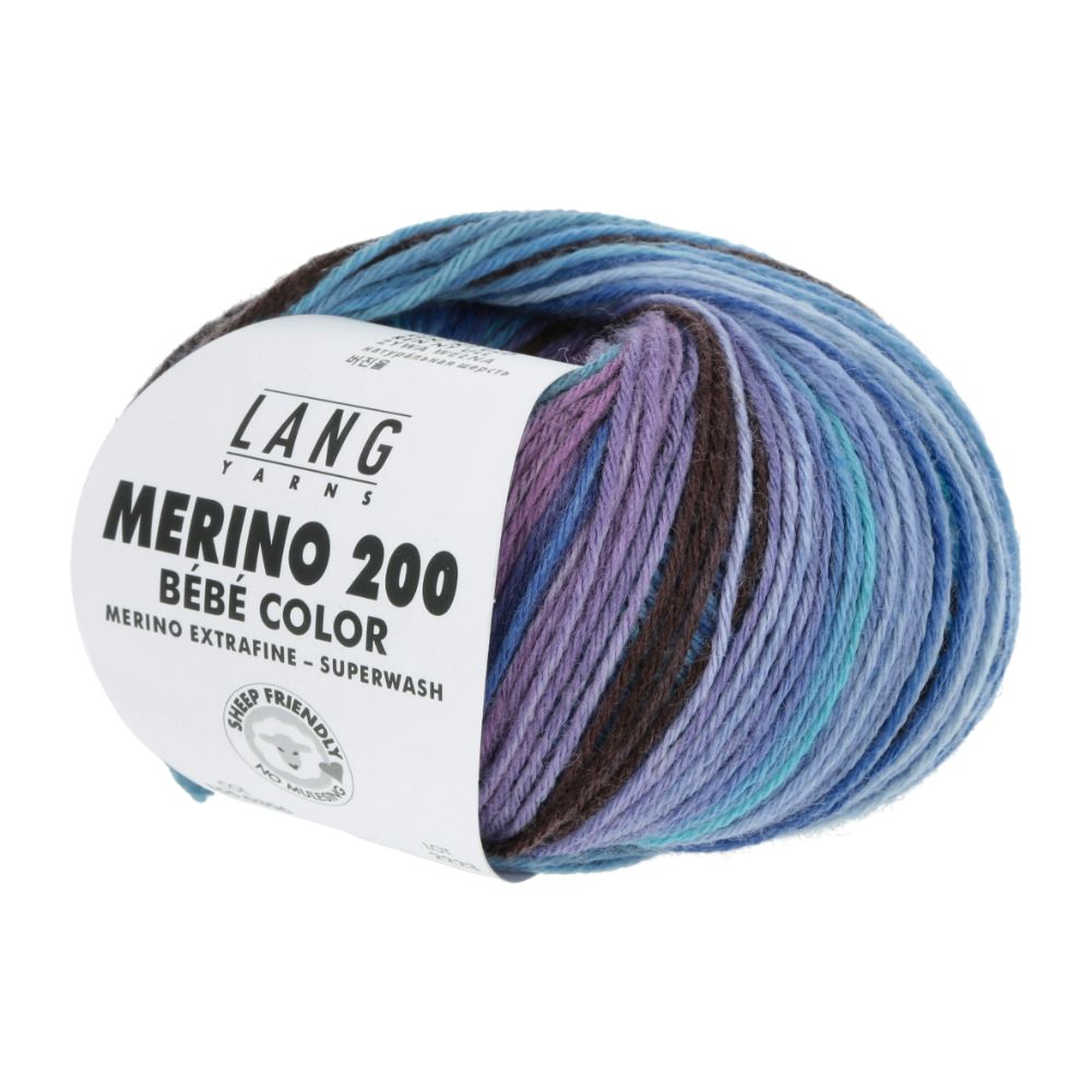 Lang Yarns Merino 200 Bebe Color | Het Wolhuis Lang Yarns Merino 200 Bebe Color - 155.0306 | Het Wolhuis