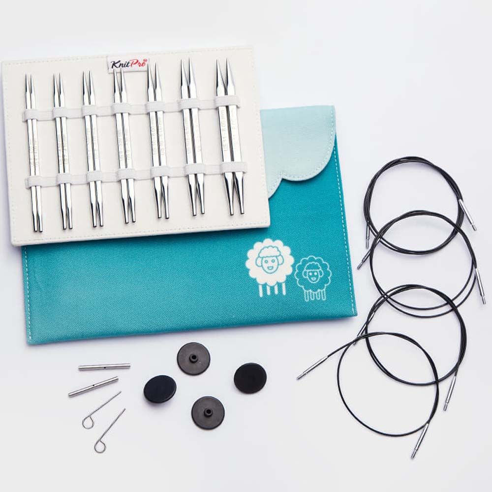 KnitPro Nova Cubics verwisselbare naaldenset deluxe - 12370 | Het Wolhuis KnitPro Nova Cubics verwisselbare naaldenset deluxe - 12370 | Het Wolhuis