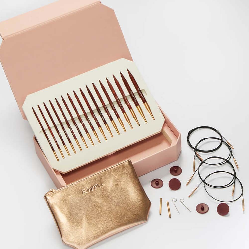 KnitPro Symfonie Rose verwisselbare naaldenset deluxe - 20718 | Het Wolhuis KnitPro Symfonie Rose verwisselbare naaldenset deluxe - 20718