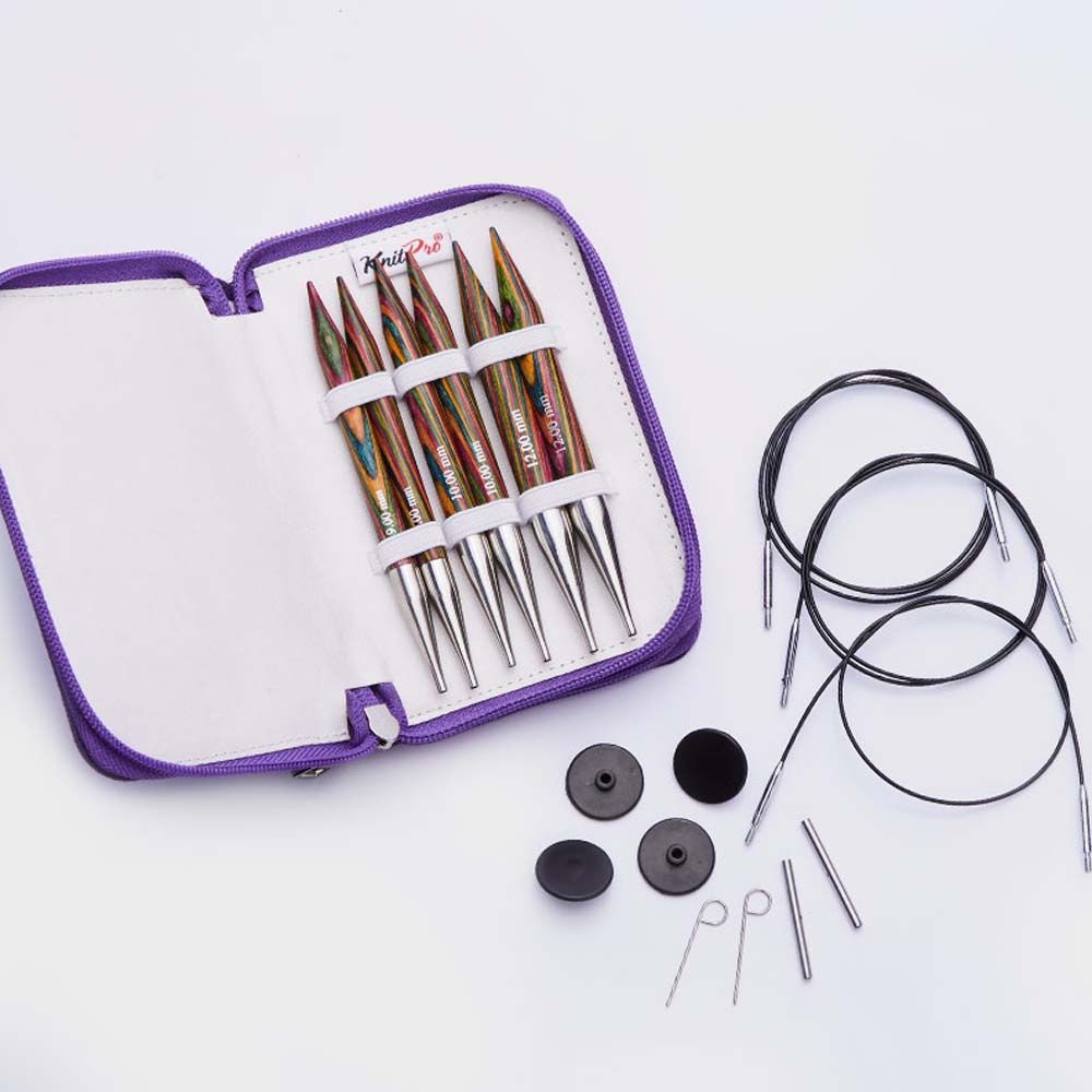 KnitPro Symfonie verwisselbare naaldenset chunky - 20663 | Het Wolhuis KnitPro Symfonie verwisselbare naaldenset chunky - 20663 | Het Wolhuis