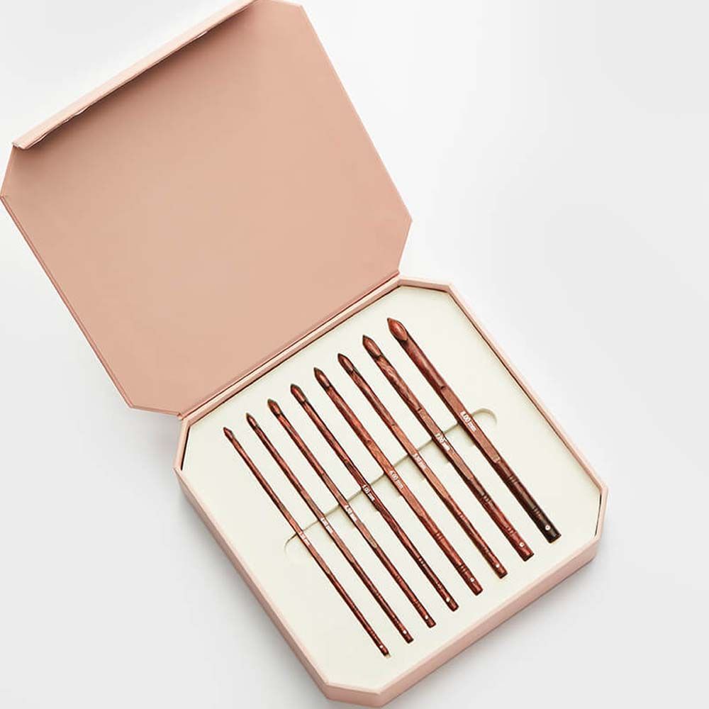 KnitPro Symfonie Rose Wood haaknaaldenset - 20719 | Het Wolhuis KnitPro Symfonie Rose Wood haaknaaldenset - 20719 | Het Wolhuis
