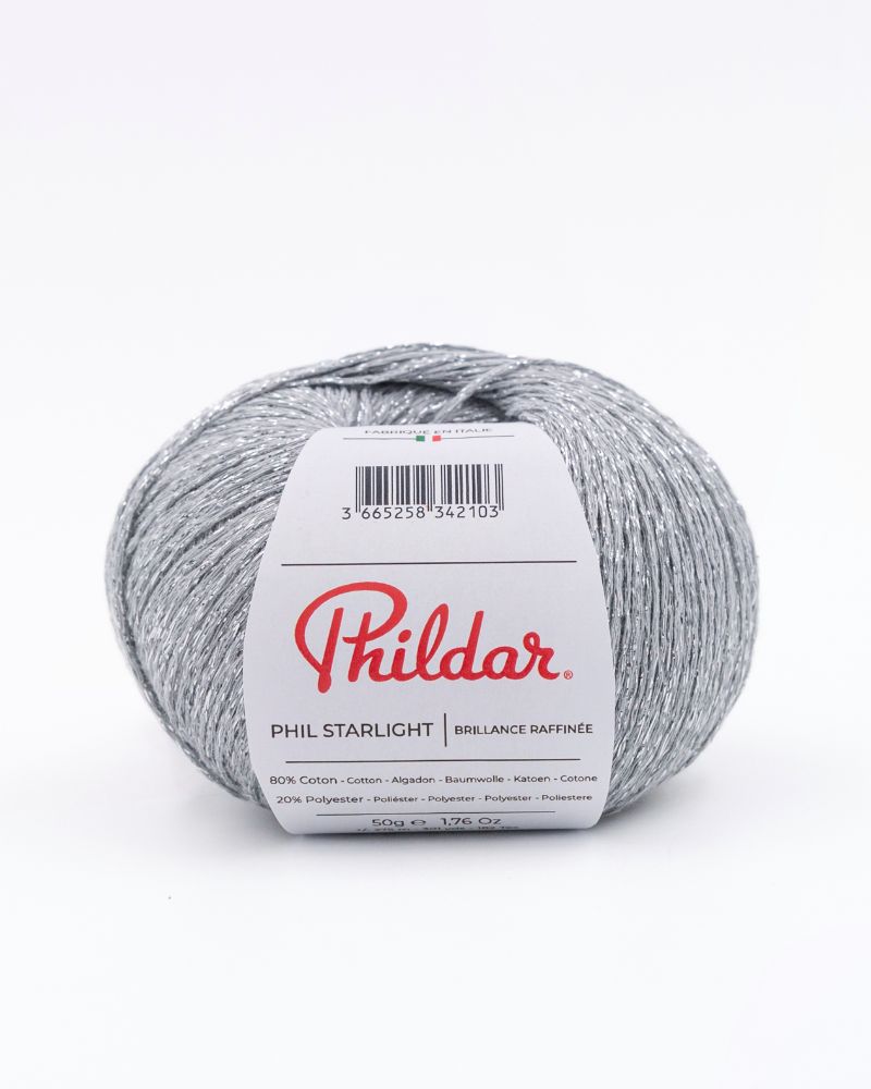 Phildar Phil Starlight | Het Wolhuis Phildar Phil Starlight-Argent