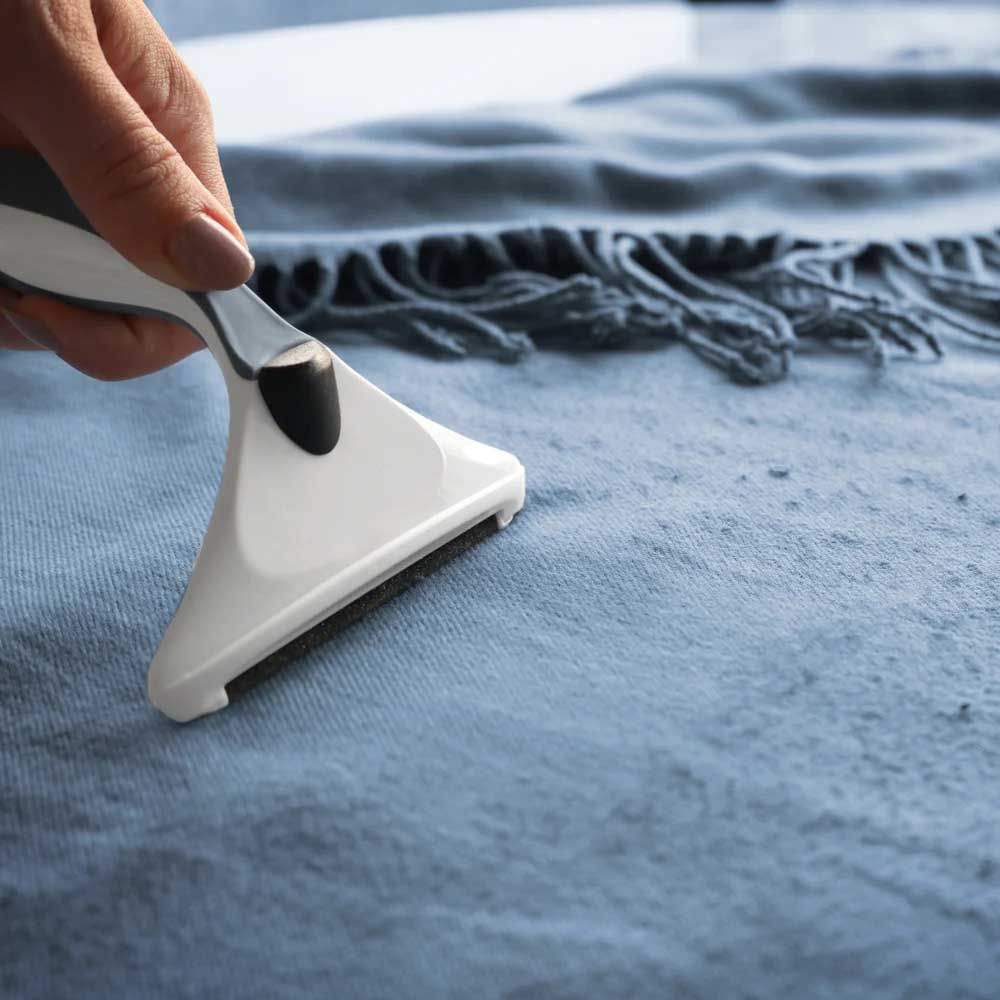 Gleener Pluizenverwijderaar & borstel blauw | Het Wolhuis Gleener Pluizenverwijderaar & borstel blauw