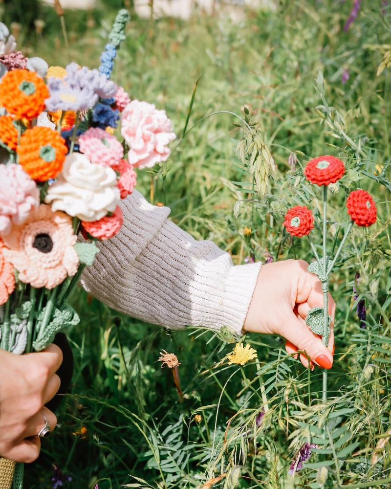 Bloemen haken - Sascha Blase-Van Wagtendonk | Het Wolhuis Bloemen haken - Sascha Blase-Van Wagtendonk
