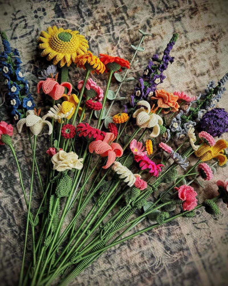 Bloemen haken - Sascha Blase-Van Wagtendonk | Het Wolhuis Bloemen haken - Sascha Blase-Van Wagtendonk