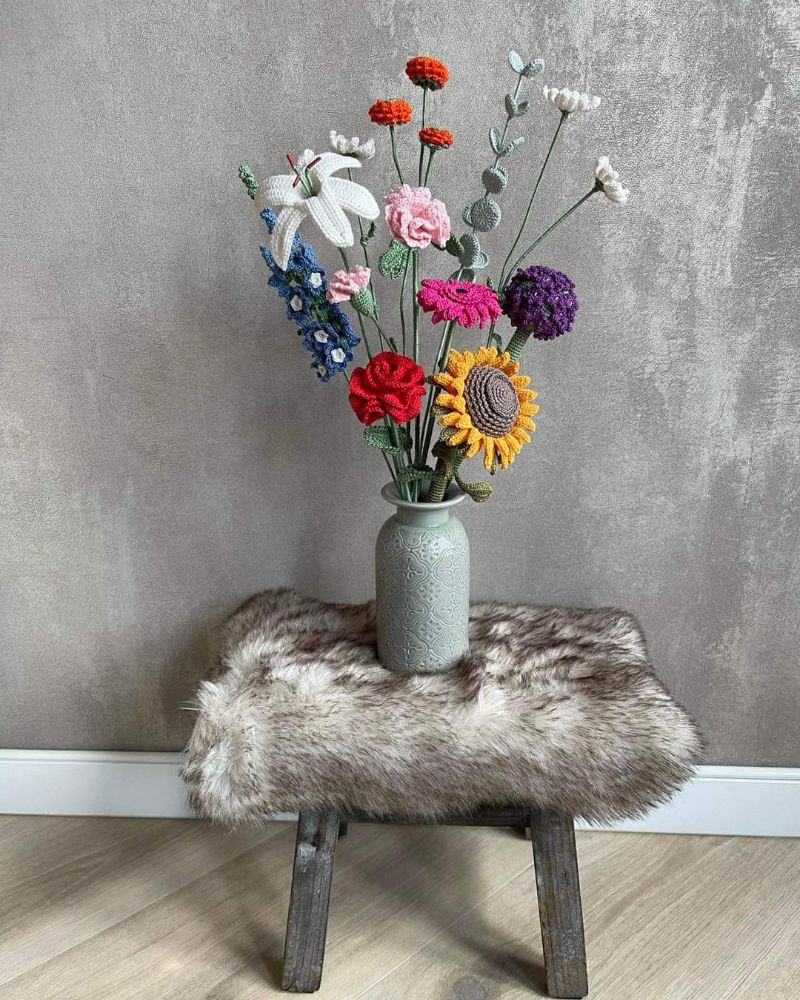 Bloemen haken - Sascha Blase-Van Wagtendonk | Het Wolhuis Bloemen haken - Sascha Blase-Van Wagtendonk