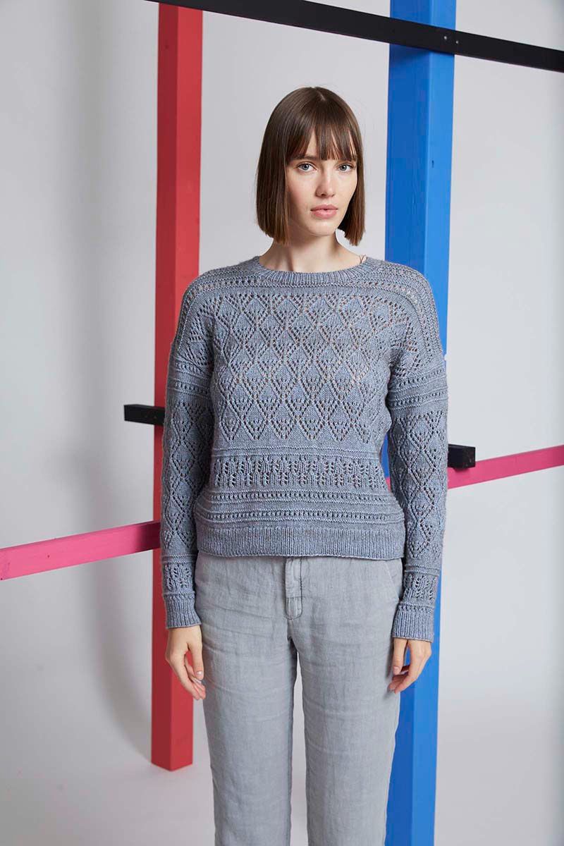Lang Yarns - Trui Mina - 280-22 | Het Wolhuis Lang Yarns - Trui Mina - 280-22
