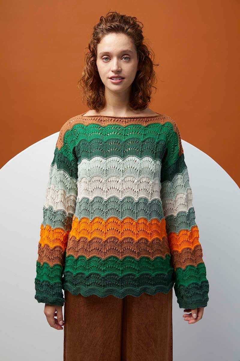 Lang Yarns - Trui Aylin - 280-28 | Het Wolhuis Lang Yarns - Trui Aylin - 280-28
