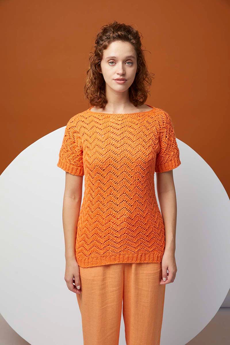 Lang Yarns - Trui Amina - 280-37 | Het Wolhuis Lang Yarns - Trui Amina - 280-37