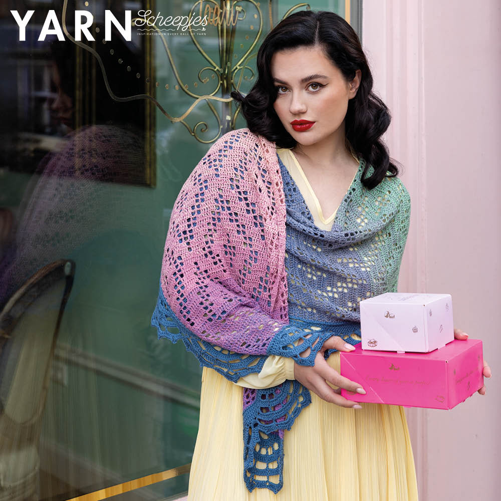 Scheepjes - Rainbow Cake Wrap - Bookazine 17 | Het Wolhuis Scheepjes - Rainbow Cake Wrap - Bookazine 17