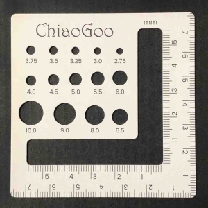 ChiaoGoo Naaldenmeter kunststof 7,5x7,5cm - 1091-3