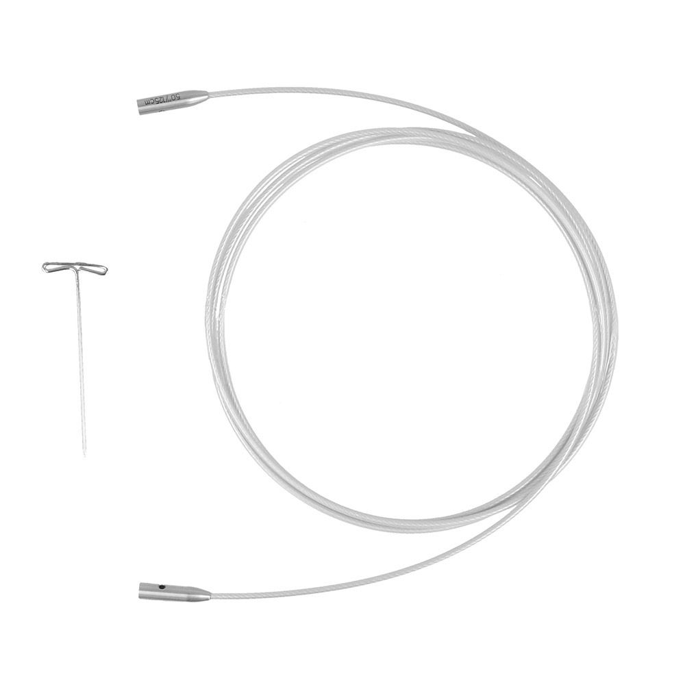 ChiaoGoo SWIV360 Silver kabel 125cm | Het Wolhuis ChiaoGoo SWIV360 Silver kabel 125 cm - Large