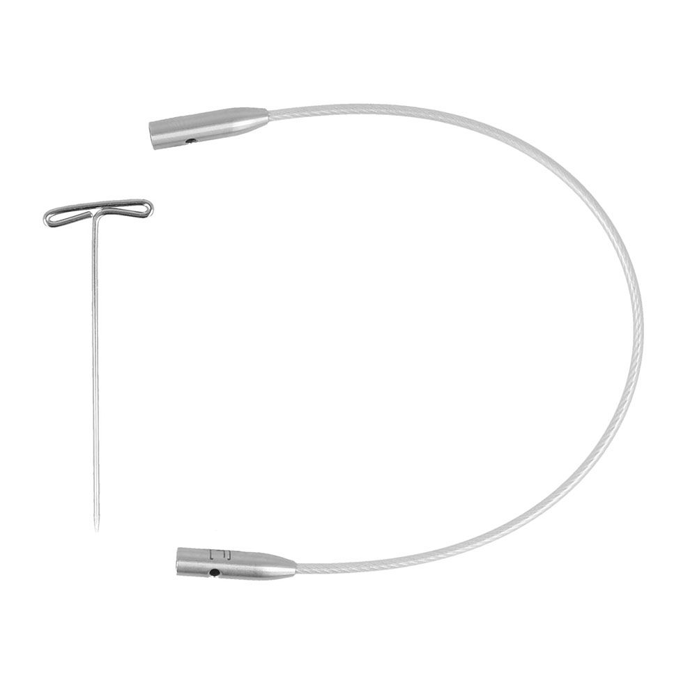 ChiaoGoo SWIV360 Silver kabel 13cm | Het Wolhuis ChiaoGoo SWIV360 Silver kabel 13cm - Large