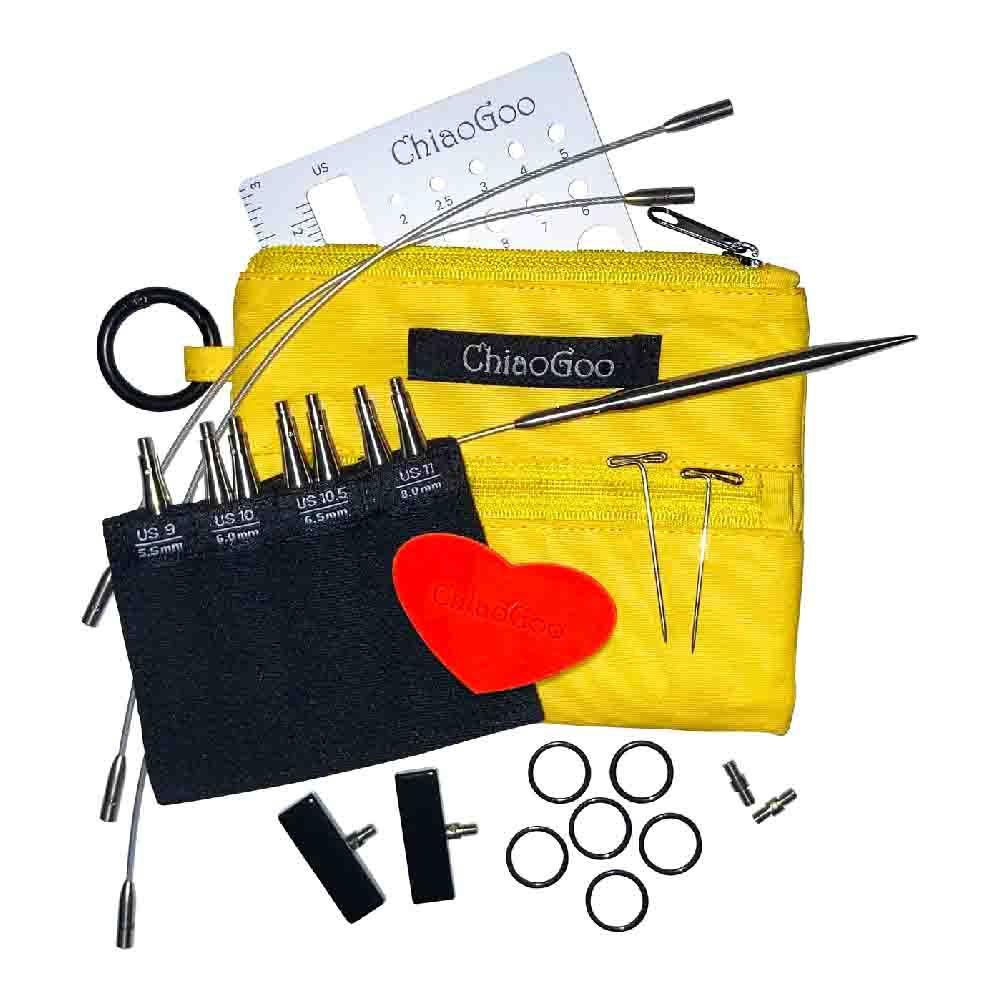 ChiaoGoo TWIST Large Shorties set 8cm 5.50-8.00mm | Het Wolhuis ChiaoGoo TWIST Large Shorties set 8cm 5.50-8.00mm - 7230