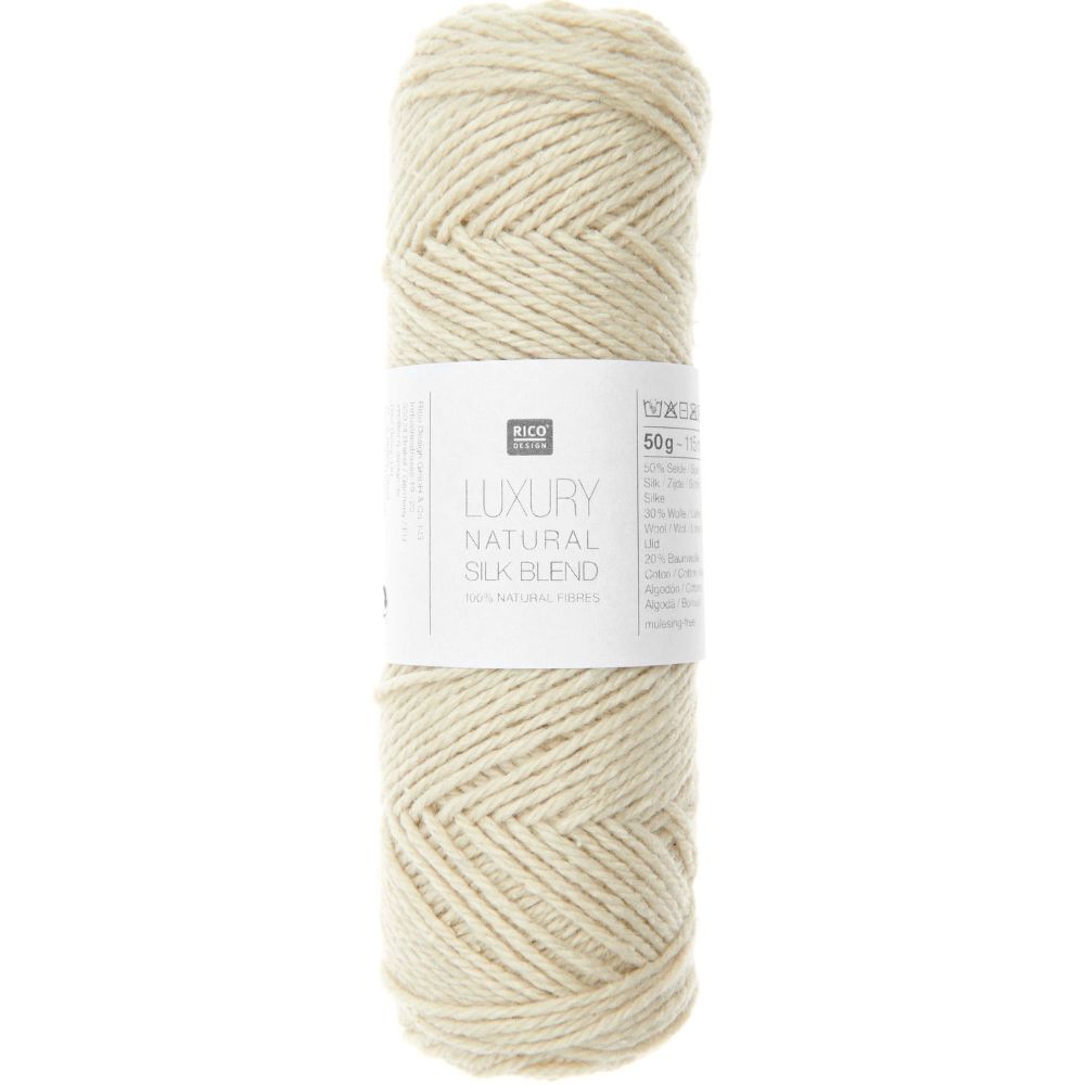 Rico Luxury Natural Silk Blend | Het Wolhuis Rico Luxury Natural Silk Blend - 001 Creme