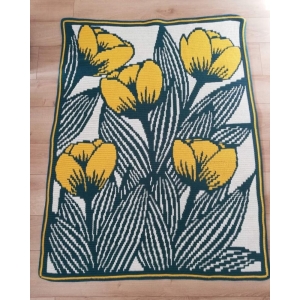 Nelly and her tulips by Gaëlle Urbanet