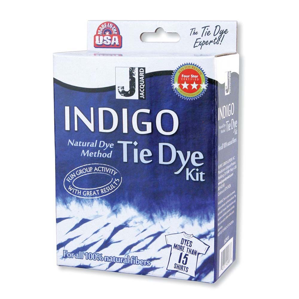 Jacquard Tie Dye Indigo verfkit | Het Wolhuis Jacquard Tie Dye Indigo verfkit