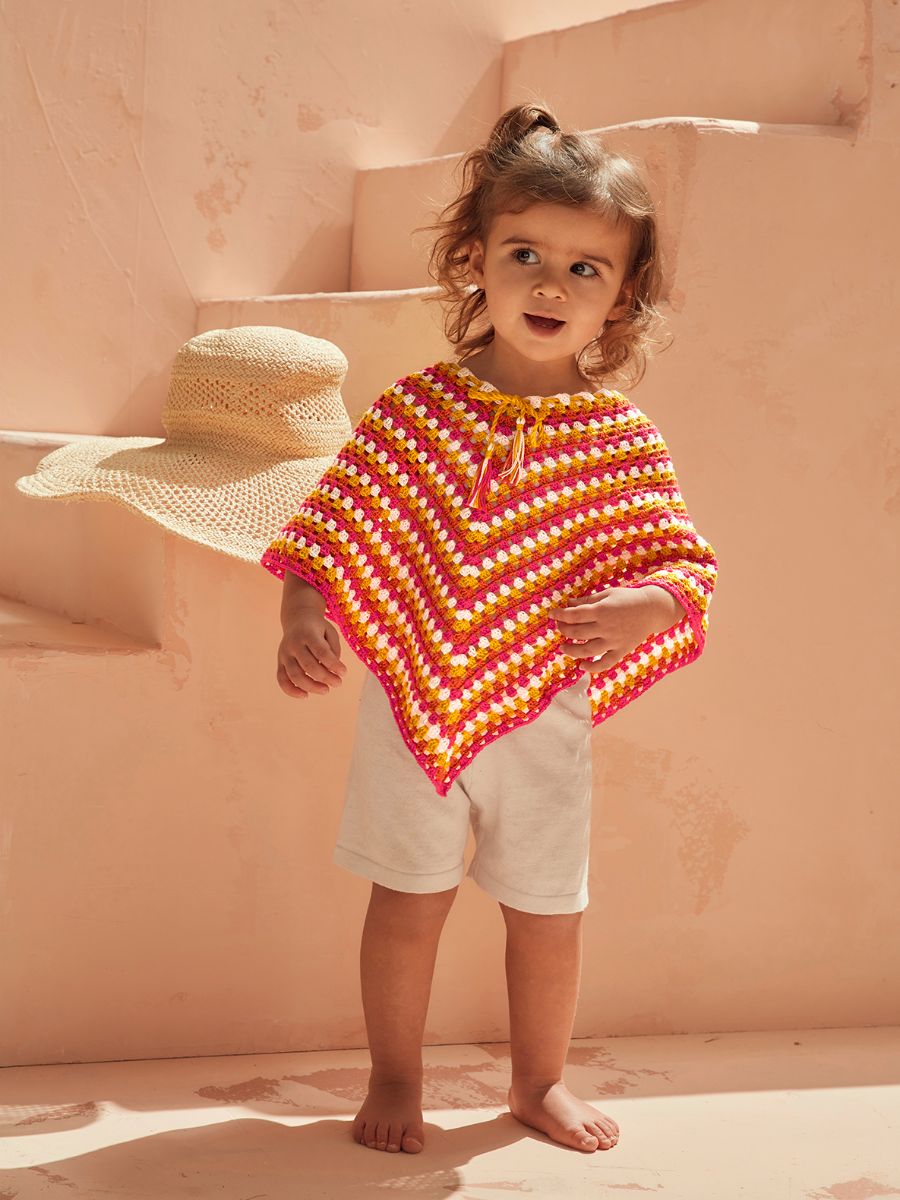 Phildar - Poncho Cecile - 210-24 | Het Wolhuis Phildar - Poncho Cecile - 210-24