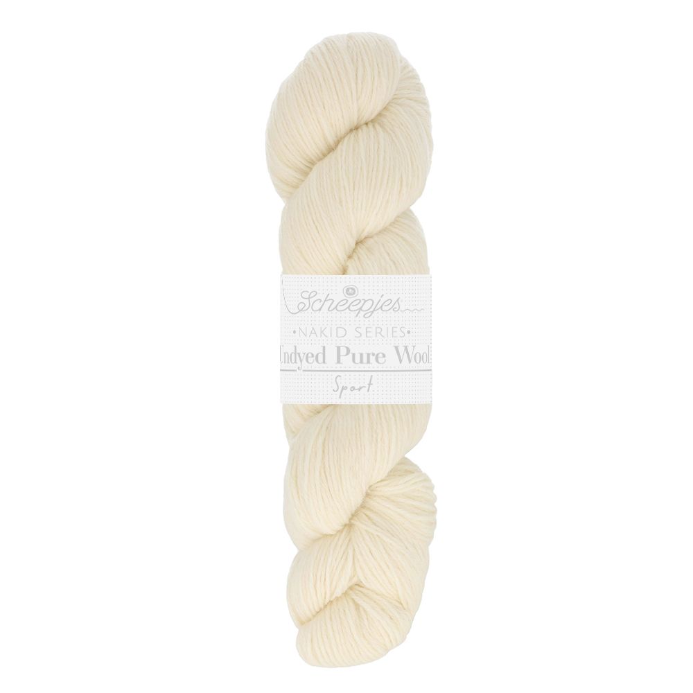 Scheepjes Nakid S. Undyed Pure Wool Sport DK | Het Wolhuis Scheepjes Nakid S. Undyed Pure Wool Sport
