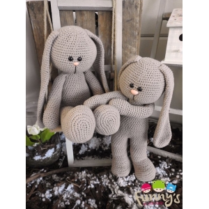 Funny XXL Funny Bunny Basic Taupe (zittend of staand)