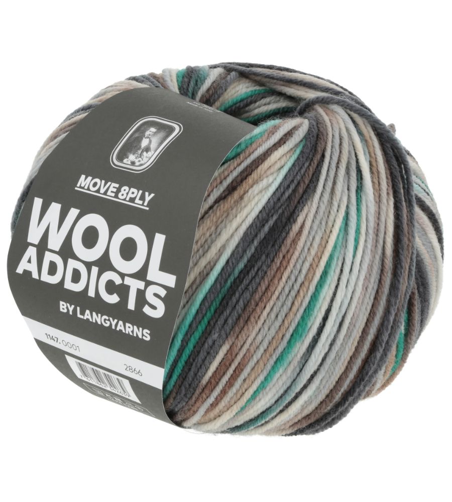Lang Yarns Wooladdicts Move 8ply | Het Wolhuis Lang Yarns Wooladdicts Move 8ply-1147.0001 | Het Wolhuis